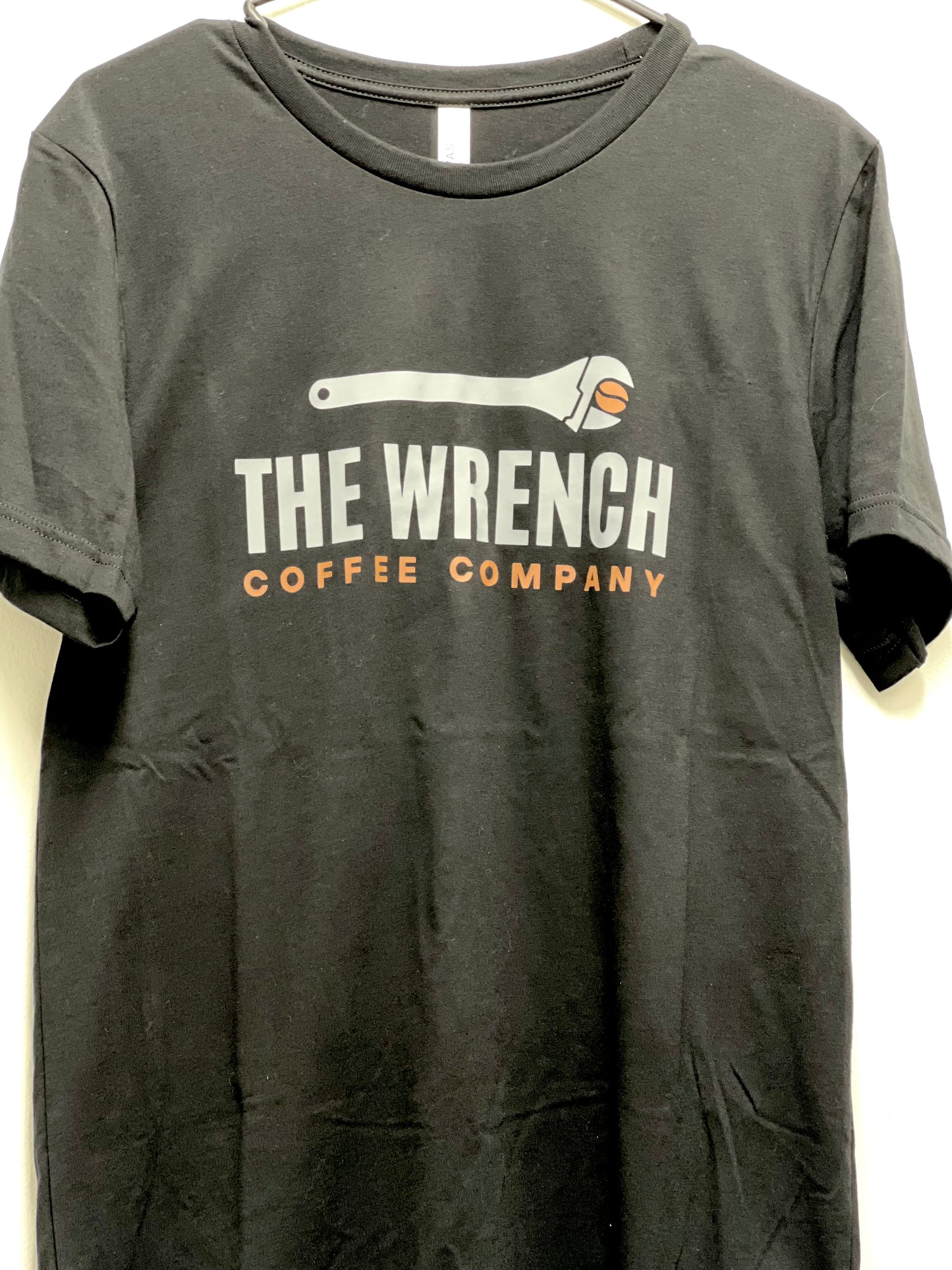 The Wrench Coffee Company TEE. Black. Bold tee for bold coffee people.