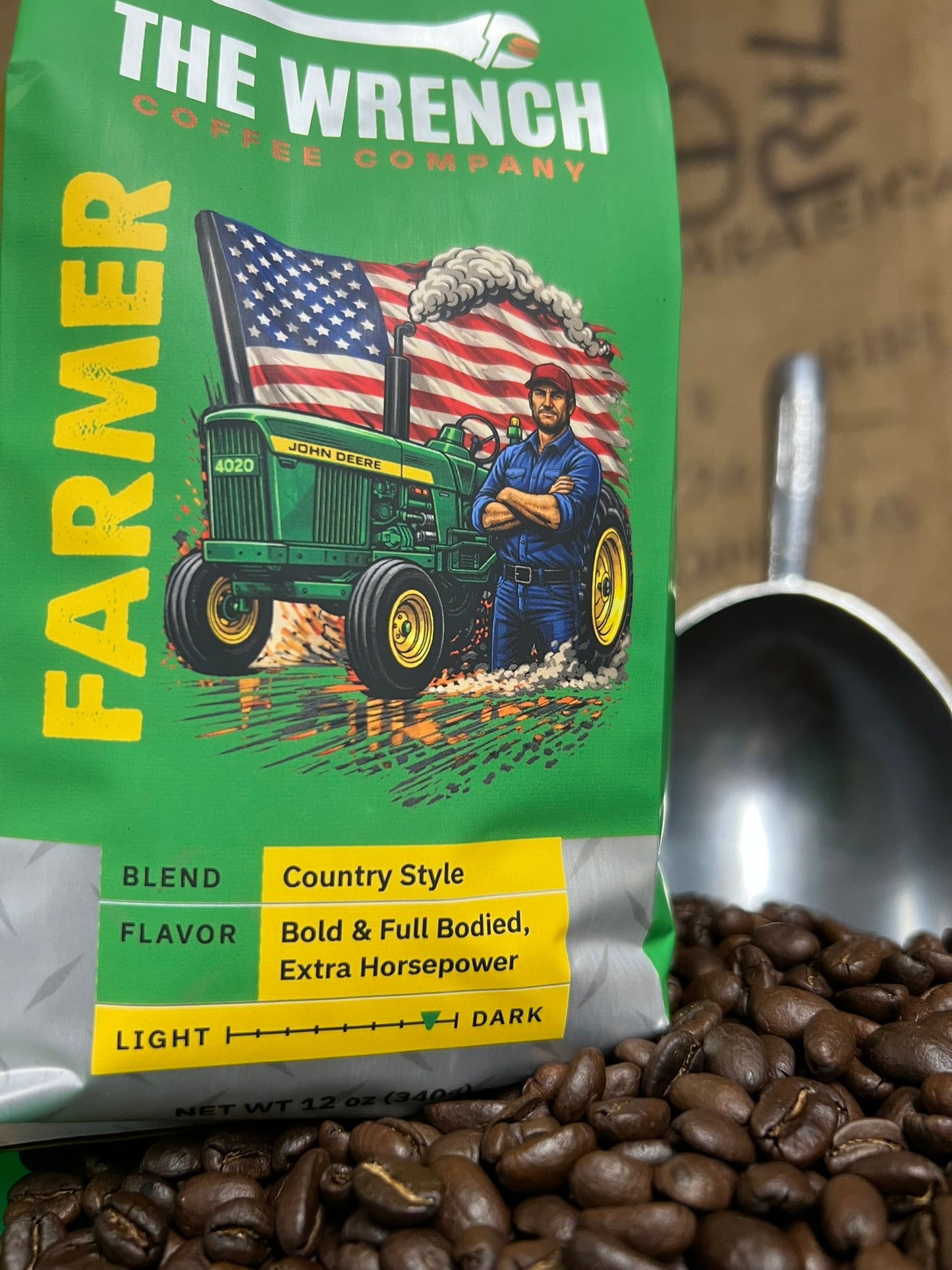 "FARMER" - Country Style Coffee - Bold & Full Bodied! Made for those who feed America!
