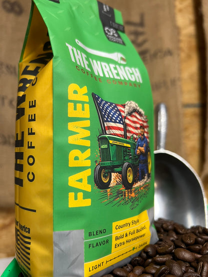 "FARMER" - Country Style Coffee - Bold & Full Bodied! Made for those who feed America!